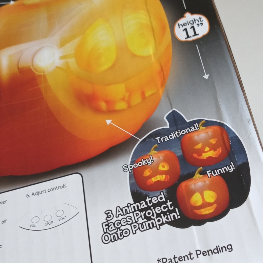 Animated 3D Jabberin Jack Pumpkin 🎃 *Turn Sound On in Video (Plug In) - Picture 8 of 14